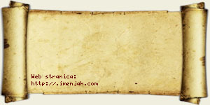 Danica Kuzmanović vizit kartica